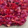 thumbnail image 5 of SAFAVIEH Rio Cassandra Confetti Polyester Shag Runner Rug, Fuchsia/Multi, 2'3" x 11', 5 of 7