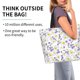thumbnail image 2 of Disketp Daisies Flowers Bolsa Tote Estampada para Mujer, Bolso de Hombro y de Mano para Compras y Viajes, 2 of 8