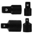 thumbnail image 2 of SHISUYAN Impact Driver Socket Adapter 1/2" to 3/8" Black Chromium Vanadium Alloy Steel 4Pcs, 2 of 9