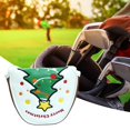 thumbnail image 1 of Golf Driver cover head Headcover Golf Putter Cover Mallet - white 12x12CM, 1 of 10