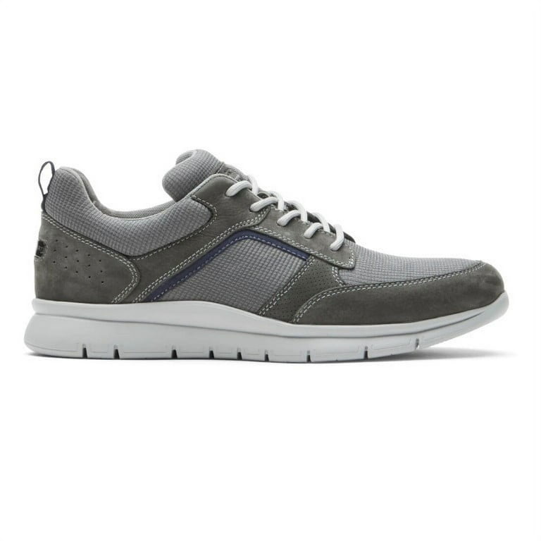 Rockport Men's Primetime Casual Mudguard Sneaker Grey Mesh