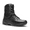 BLACK-LEATHER, variant on Men's Military Tactical Work Boots Side Zipper Leather Motorcycle Combat Boots