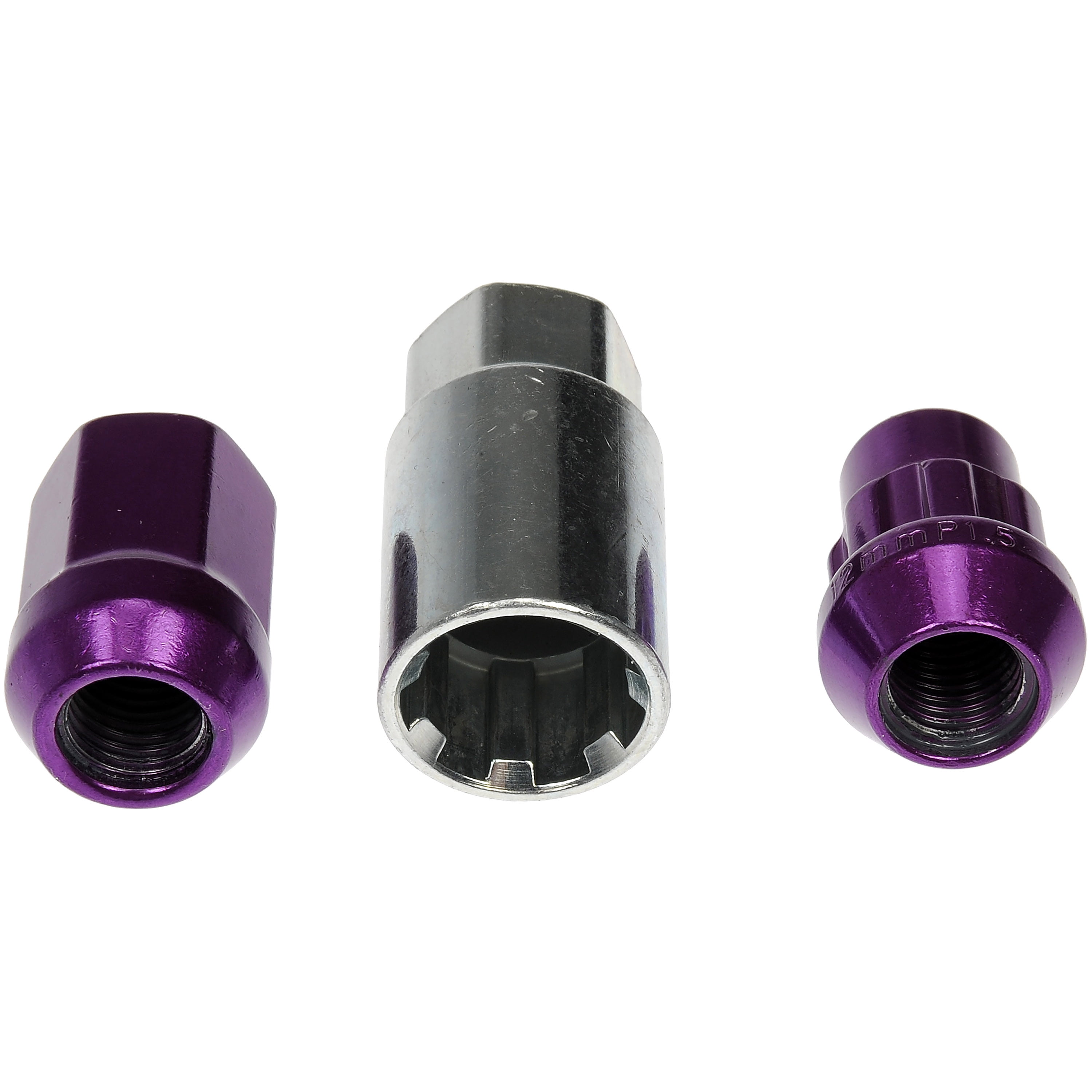 Dorman 713-375J Wheel Lug Nut for Specific Models, Purple Chrome (Pack of 20)