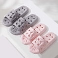 thumbnail image 4 of jiaxiM Slippers for Women Outdoor Non Black Slides for Women Breathable Open Toe Thick Sole Women's Walking Sandals with Support for Bathroom Indoor Outdoor Beach, 4 of 4