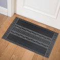 thumbnail image 2 of MOROCCAN GEO CHARCOAL Indoor Floor Mat By Kavka Designs, 2 of 5
