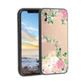 thumbnail image 1 of Compatible with iPhone XS Phone Case, Floral-Flowers-Cute16 Case Men Women, Flexible Silicone Shockproof Case for iPhone XS, 1 of 1