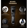 thumbnail image 2 of Recortador de barba NAUQUOHZ, inalámbrico de precisión, 20 longitudes, para hombre, 2 of 8