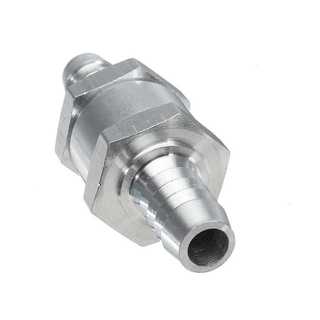 One Way 6/8/10/12mm 6 Size Valves Aluminium Alloy Fuel Non Return Check Valve One Way Fit Carburettor ,Excellent Performance