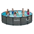 thumbnail image 2 of Summer Waves 14' x 48" Outdoor Round Frame Above Ground Pool with Pump, 2 of 8