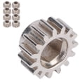 thumbnail image 3 of OpenGear Guitar Tuners Gears Hex Locking Universal Mounting Pegs Musical Instrument Tool(Silver 12Pcs), 3 of 14