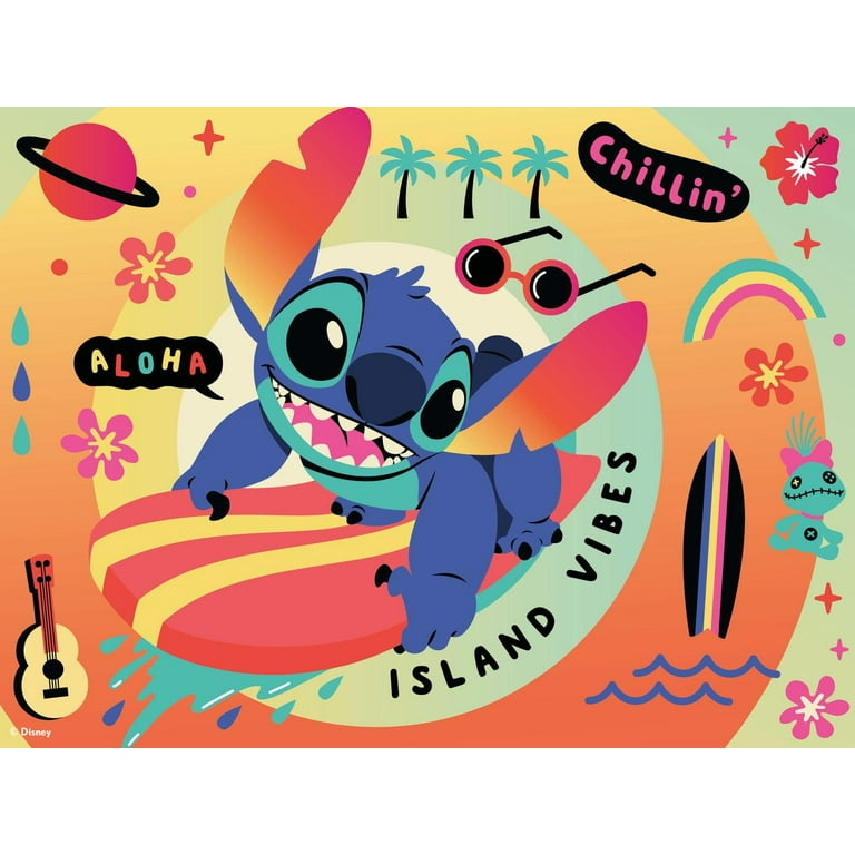Stitch In Love !! Jigsaw Puzzle by Gaming-Fashion