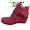Fuchsia, variant on Peter-30K Girls Kids Fashion Leatherette Lace-Up High Top Wedge Sneaker Bootie CORAL 10