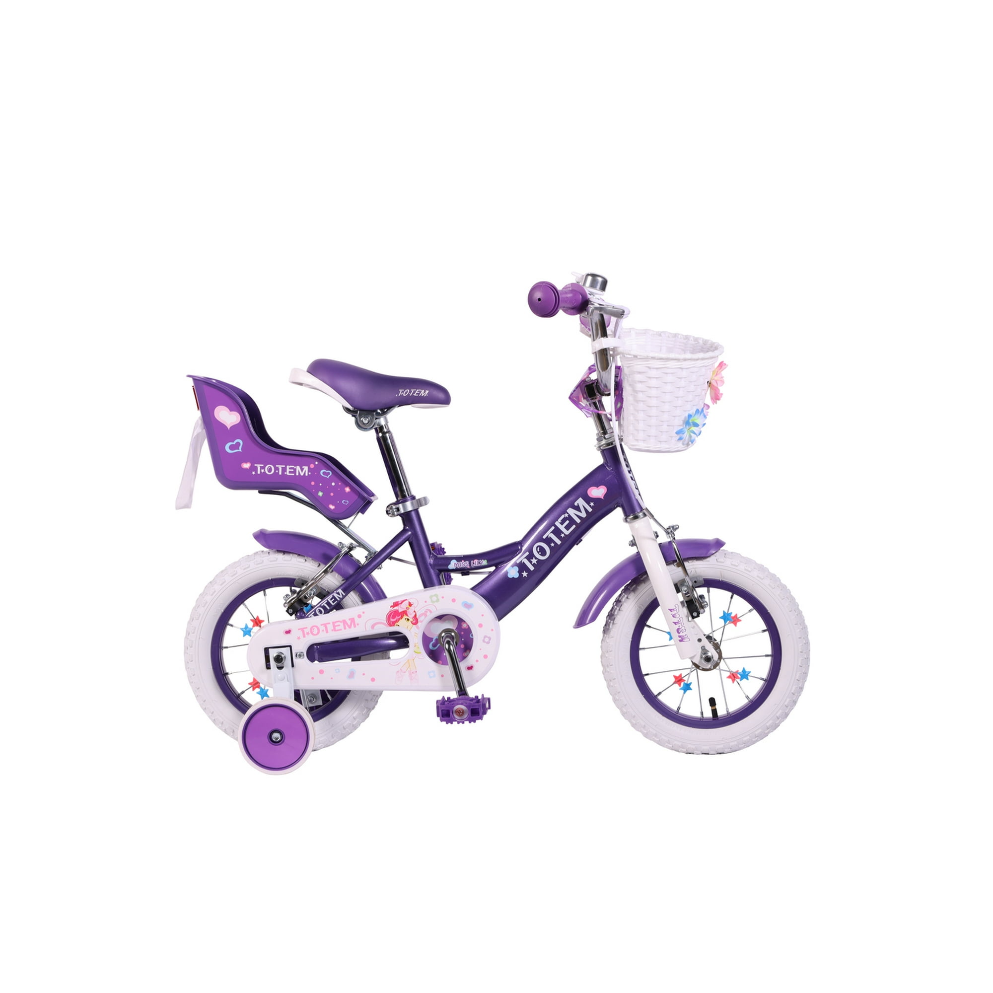 Bicicleta Totem Ni a Aro 12 Miss Lilly Color Morado Totem Lider.cl