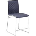 thumbnail image 1 of Best Master Furniture Duncan 24" Faux Leather Counter Stool in Gray/Chrome, 1 of 1