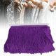 thumbnail image 4 of HEEPDD Borde de Flecos, 10 Yardas 14 cm de Largo Flecos de Encaje Borla de Fibra de poliéster Borla para Bricolaje Vestido Latino Escenario Ropa Cortina Accesorios(Morado Oscuro) Ecomeon no, 4 of 6