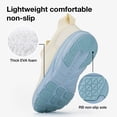 thumbnail image 6 of KOLILI Wide Toe Box Shoes Women Extra Wide Width Diabetic Road Running Shoes Gym Training Breathable Walking Sneakers Beige/Apricot 8.5-9 US/41 EU, 6 of 7