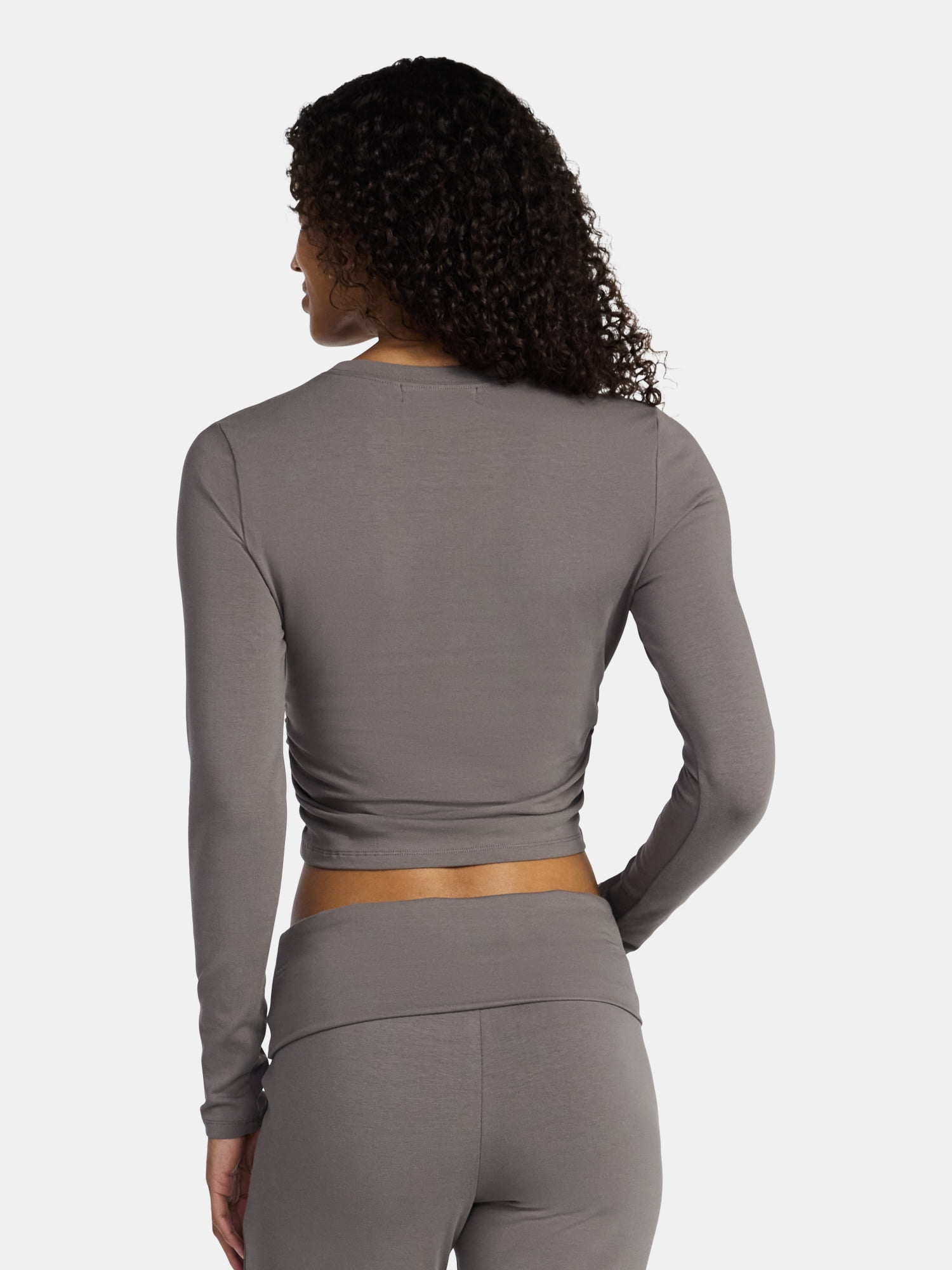 Madden NYC Women’s Heart Top with Long Sleeves, Sizes XXS-XXL
