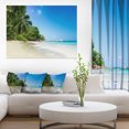 thumbnail image 1 of Beautiful Praslin Island Seychelles - Large Seascape Art Canvas Print, 1 of 3