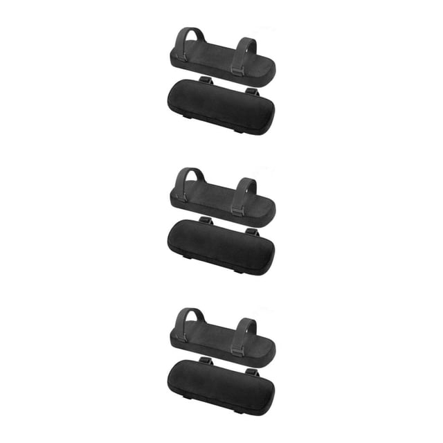 Riwesomey 1 par de reposabrazos de silla para el hogar, taburete ajustable de repuesto, cojín de soporte para brazos, almohadilla para Type7 NO7