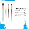 thumbnail image 3 of Set de pinceles Princeton Artist Brush Neptune 4750 Series, 3 of 7