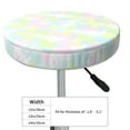 thumbnail image 4 of Lsque Color Rabbit Round Bar chair cushion covers Velvet Fabric Premium Comfort Protects from Scratches and Stains for 14-17 Inch Chair- 13 inch, 4 of 7