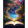 thumbnail image 1 of 5D New 2026 Magic Book Mosaic Flower Full Drill Cross Stitch Butterfly Rhinestone Home Decor, 30*40cm, Frame not included.,12, 1 of 4
