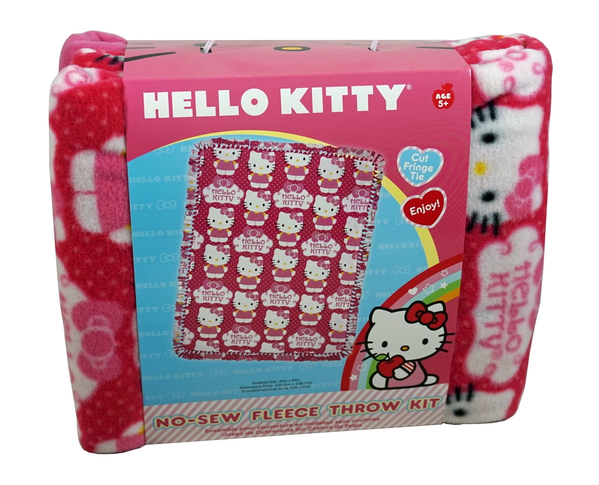 Hello Kitty Tied Fleece Blanket