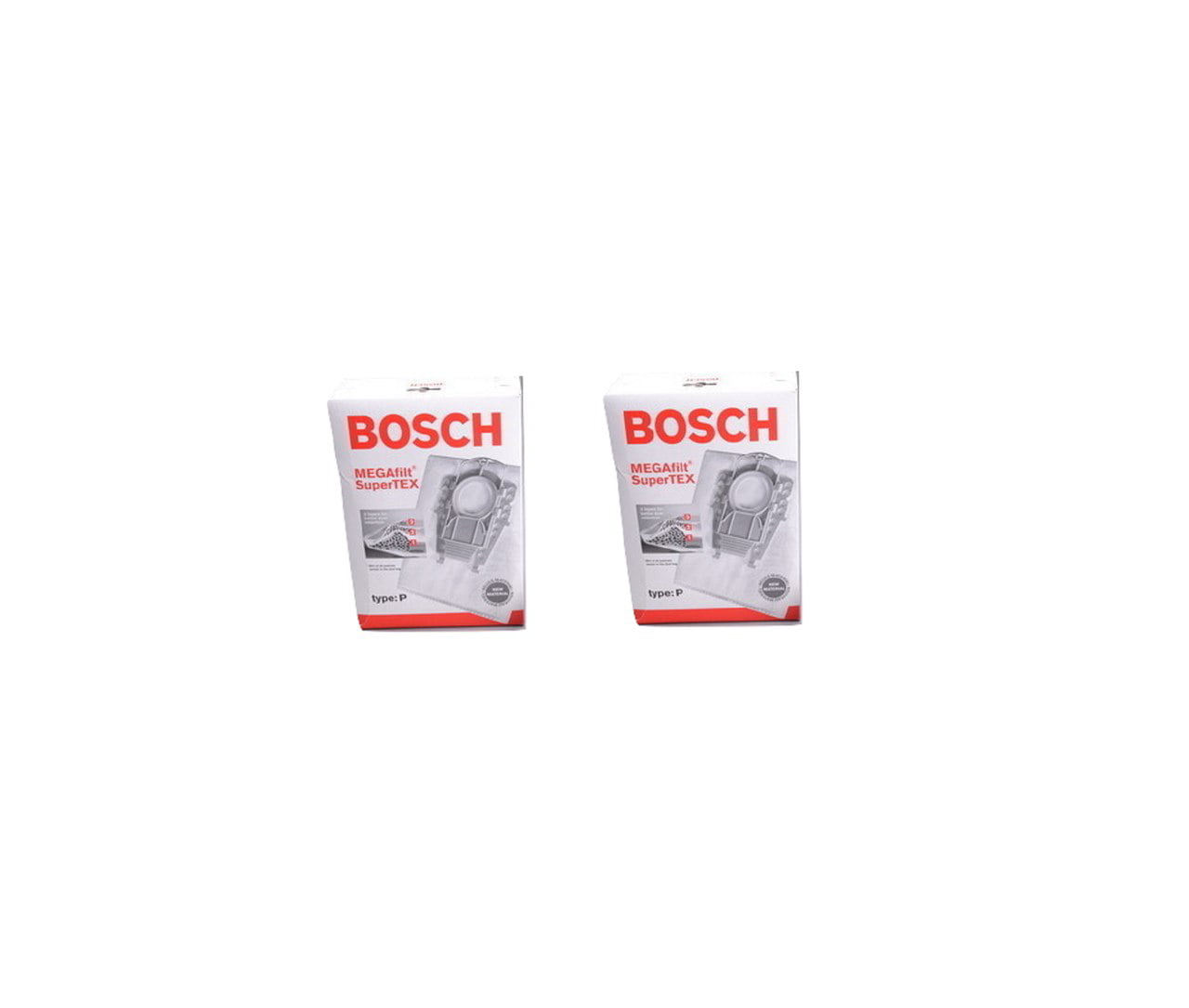 Genuine Bosch Type P MEGAfilt Super TEX Vacuum Cleaner Bags BBZ52AFP2U # 462586 