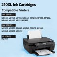 thumbnail image 2 of Cartucho de tinta PFKink 210XL negro de alto rendimiento, paquete de 2, 2 of 7