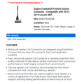 thumbnail image 2 of Engine Crankshaft Position Sensor Connector - Compatible with 2010 - 2019 Lincoln MKT 2011 2012 2013 2014 2015 2016 2017 2018, 2 of 2