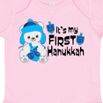 thumbnail image 4 of Inktastic It's My 1st Hanukkah Cute Bear with Dreidel Boys or Girls Baby Bodysuit, 4 of 5