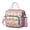 Pink-4, variant on Gothic Psychedelic Insulated Lunch Bag – Leakproof Reusable Cooler Tote with Adjustable Strap Dual Compartment Large Lunch Box Featuring Trippy Boho Mushroom Print