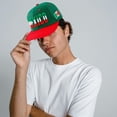 thumbnail image 5 of Jiibva Mexican Embroidered Baseball Cap Unisex Mexican Flag Hip Hop Hat Mexican Outdoor Recreational Sports Cap, 5 of 7