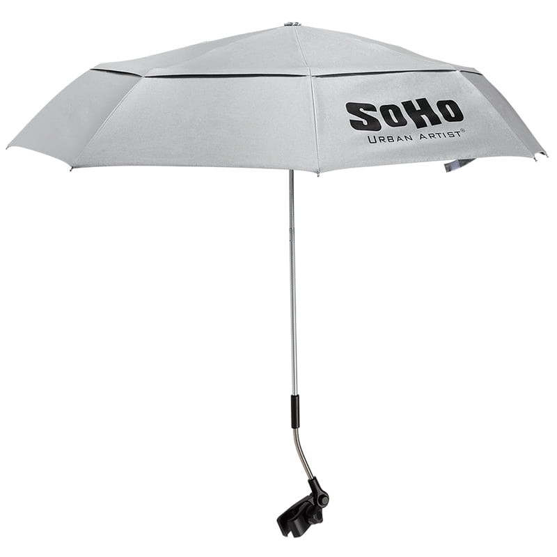 Soho Urban Artist UV Protection Sunscreen Easel Umbrella, Mountable