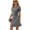 Gray, variant on BadPiggies Women Casual Short Sleeve Ruched Bodycon T Shirt Dress Sun Beach Summer Mini Dresses