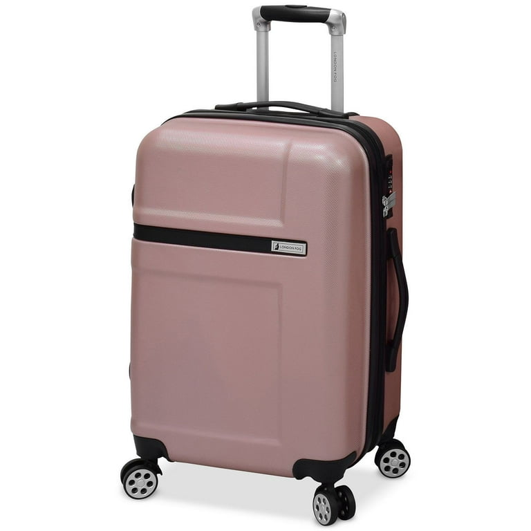 London fog pink luggage top