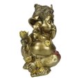 thumbnail image 5 of Vastu Hindu Elephant God Baby Ganesha Ganapati Holding Lotus Flower Figurine, 5 of 10