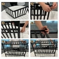 thumbnail image 2 of Quiqear Bamboo Shoe Rack, Stackable 2-Tier Shoe Storage, Black Shoe Rack Organizer for Closet, 9 Pairs, 2 of 10