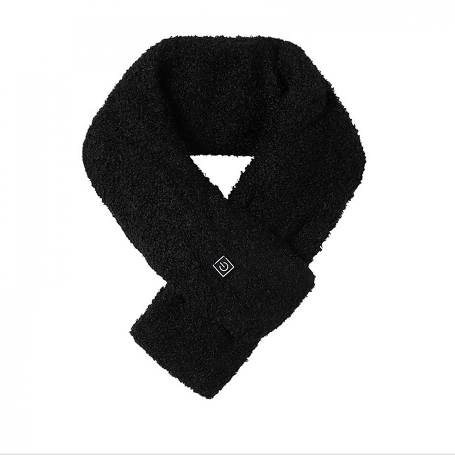 Gifts for Christmas Bidobibo Heated Scarf, Winter Warm Adjustable Heating Scarf USB Heated