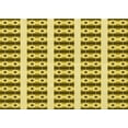 thumbnail image 1 of Ahgly Company Machine Washable Indoor Rectangle Transitional Dark Yellow Green Area Rugs, 4' x 6', 1 of 7