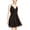 Black, variant on SECRET CHARM Womens Black Micro Mini Trapeze Evening Dress 1