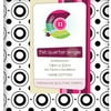 VIP Fabrics Creative Cuts Fat Quarter Single, White/Black Donut Dots