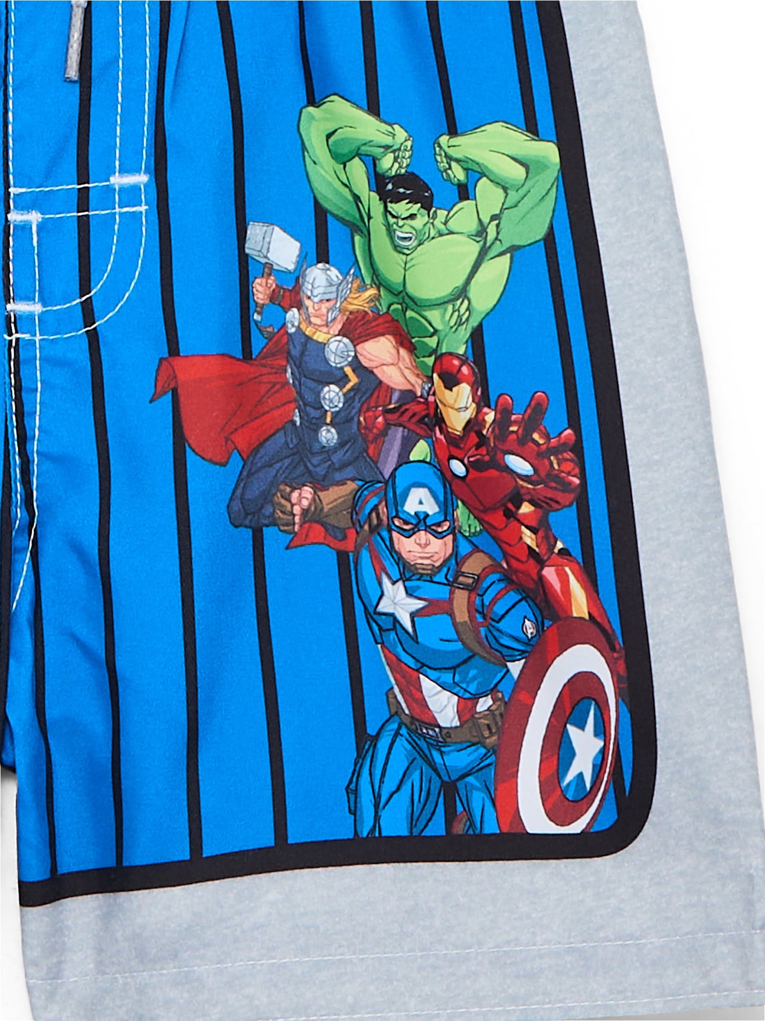 Character Toddler Boy Jersey Rash Guard and Swim Trunk Swim Set, Sizes 2T-5T