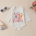 thumbnail image 5 of HCNTES Baby Girls Easter Clothing Set Cute My 1st Easter 3-Piece Outfit with Bunny Ear Hat Baby Girl Clothes 12+ Months, 5 of 8