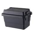 thumbnail image 4 of Caja de almacenamiento para acampar Compartimiento de almacenamiento con con tapa con pestillo Baúl de almacenamiento apilable duradero para shamjiam Organizador al aire libre, 4 of 8