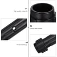 thumbnail image 4 of UPOUART 2Pcs Kayak Paddle Joint Connectors Black ABS Plastic for Boat Canoe Paddle Connection, 4 of 8