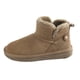 thumbnail image 1 of Botas de nieve de suela gruesa para mujer, de invierno, con forro polar integrado, cortas, bajas, antideslizantes, cálidas, acolchadas de algodón, 1 of 6