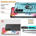 thumbnail image 4 of for Samsung Galaxy S24 FE Case with Invisible Ring Stand, Military Grade Drop Protection Support Car Mount Holder, Heavy Duty Shockproof Phone Cover for Samsung Galaxy S24 FE, Light Blue, 4 of 8
