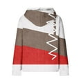thumbnail image 5 of EINCcm Waffle Plain Casual Hoodie Sweatshirt with Kangaroo Pocket Fall Winter Tops for Women Fashion Hooded Outfits, 5 of 6