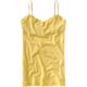 thumbnail image 1 of Aeropostale Womens Solid Classic Lace Cami Tank Top, Amarillo, Mediano, 1 of 1